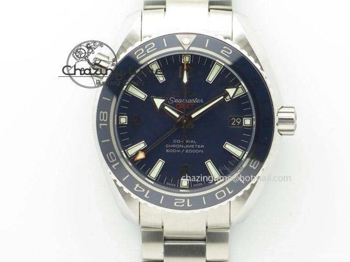 0206 Modern Speedmaster Apollo XVII Gray Dial On SS Bracelet Manual Winding Chrono Movement 8223